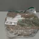 Homaxy Round Faux Leather Placemats and Coasters, Washable Dual-Side Table Mats, Wipeable Heat-Resistant Dining Place Mats for Outdoor and Indoor, Set of 4, Diameter 13 and 3.93 inch, Dark Brown