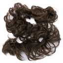 CAISHA Hairpiece Hair Wrap Heat-resistant Synthetic Fibres Curly Messy Updo Medium Brown HW16