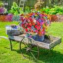 Agusbagli 72 Bundles 14inch Artificial Flowers for Outdoors UV Resistant,