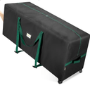 BALEINE 7.5 ft Rolling Christmas Tree Storage Bag, 2 Swivel Wheels for Easy Moving, Heavy Duty 600D Oxford Fabric Extra Large Artificial Christmas Tree Bag with Reinforced Carry Handles (Black)
