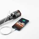 NEBO DAVINCI Flashlight & Portable Charger | Very High Lumens, Rechargeable, Waterproof Handheld Flashlight for Camping & Hunting, USB Power Bank, Variable Zoom, Includes Charging Cable