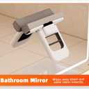 Mini Foldable Desktop Sponge Mop - Portable No-Mess Cleaning Pad for Small Spaces, Kitchen, Car Glass, Tile & Multi-Surfaces