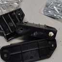 Retractable Gate for Stairs, Gate for Doorways, 33.6" Tall, Expands to 55"Fit for Baseboards,Black