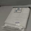 H.VERSAILTEX Ivory Curtains Blackout, 100% Blackout Linen Curtains with White Thermal Insulated Liner, Grommet Drapes Blackout Curtains for Living Room (2 Panels, 42 x 84 Inch, Ivory)