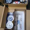 iSpring RCC1DP Tankless RO/DI System, 5 Stage De-ionization Reverse Osmosis Water Filter, High Performing 150 GPD Tankless RO Water System for Aquarium with DI Water Filter & Pump