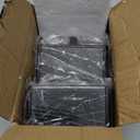 Zhengmy 6 Pcs Christmas Stocking Holders for Mantle Weighted Stocking Holder Fireplace Hangers for Xmas Holiday Party Decoration (Black Marble)