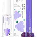 Mouth Spray for Kids, Toddler Toothpaste Helper, Fluoride Free Baby Toothpaste Cavity Protection, Oral Care with Natural P113+ Antibacterial Peptide - for Newborns to Age 6, Grape