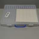 64 Transparent Grid, Plastic Beads Storage Container Plastic Storage Box Jewelry Box Tool Container Nail Art Accessories Box Organizer Case for DIY Crafts/Jewelry/Rhinestones/Pill