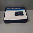 Cordless Heating Pad for Back Pain Relief, Heated Back Belt Abdomen Warmer Lumbar Support, Lumbar Massaager with Heat (Gray)