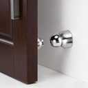 2 Pcs Stainless Steel Magnetic Door Stopper - Heavy Duty Magnetism Door Holder for Bedroom, Bathroom, Kitchen, Home Office