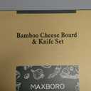 Extra Large Deli Board Set, Mother's Day Gift from Daughter and Son, Premium Bamboo Cheese Board, Meat and Cheese Board