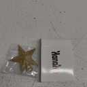 4" Petite Treasures Gold Glittered Mini Star Christmas Tree Topper - Unlit