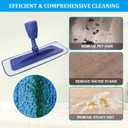 6 Pack Deep Clean Pads Replacement for Bona Family of Mops, Washable & Reusable Microfiber Cleaning Pad for Hardwood and Multi-Surface Floors Cleaning Head, Wet/Dry Mop