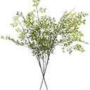 Melorca&Guilla Artificial Plants, 2PCS 43" Green Faux Branches for Vase, Artificial Plants for Shop Garden Office Home Décor