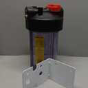 PUREPLUS Whole House Water Filter Housing, 10"x4.5" Universal Housing, Pre-Filtration System, with Pressure Gauge, 1" NPT