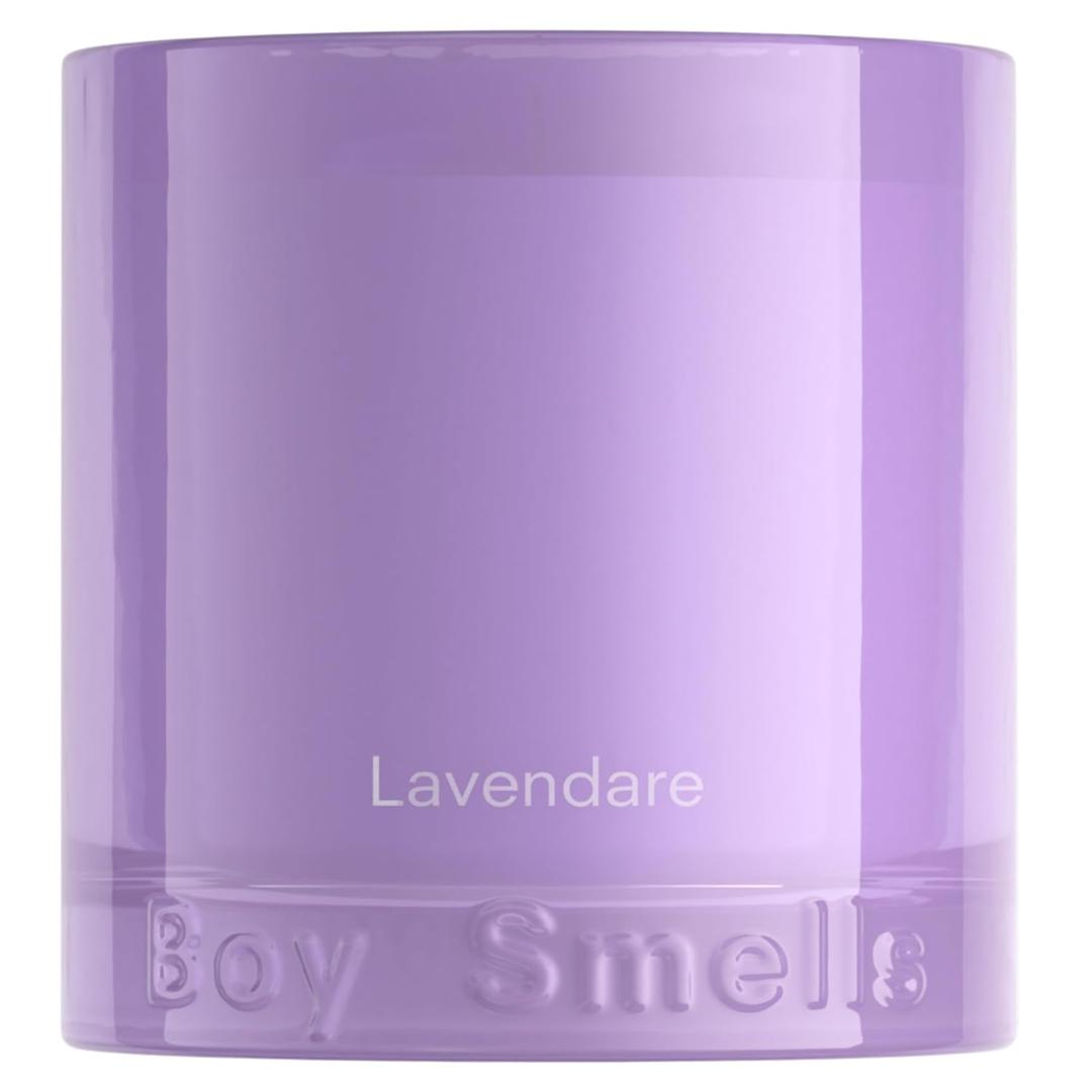 Boy Smells Lavender Candle - 8.5 oz - Luxury Candle with Lemon, Lavander, and Vetiver - Up to 50-Hour Burn - Cotton Wick