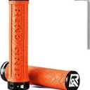 ROCKBROS Bike Handlebar Grips Double Lock-on MTB Bicycle Handle Bar Grips Ergonomic Non-Slip Rubber Hand Grip for Scooter, Mountain, BMX, Beach Cruiser, Folding Bike
