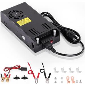 12V Power Supply 360W 30A, AC to DC Converter 110v to 12v dc Power Supply Adjustable Universal Transformer for RV, Radio/Car Stereos, LED Strip, CCTV, Computer Project, 3D Printer