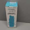 [2-IN-1 LID] 64 oz Insulated Water Bottle with Silicone Boot (48hrs Cold/24hrs Hot) - DIY Stickers, Leakproof, BPA Free, Half Gallon (Stainless Steel)