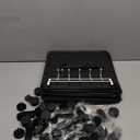 6-Cube Storage Organizer, Closet Organizer Storage Cabinet Shelf Bookcase Bookshelf with Metal Hammer, Storage Cubes Organizer Cabinet for Kids, Closet, Bedroom, Bathroom(11.8x11.8x11.8 inch)Black