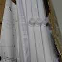 Foldable Drying Rack Clothing, 3-Tier Portable Clothes Drying Racks for Indoor & Outdoor, Anti-Rust Compact Laundry Rack Collapsible, White 28" D x 10" W x 35" H