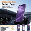 Magnetic for iPhone 17 Case, [Matte Solid Color] [Full Camera Protection] Protective Case for iPhone 17 - Deep Purple