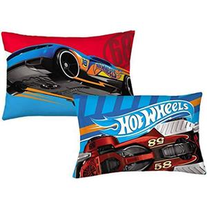 Hot Wheels Pillowcase Fast Pace Reversible Pillowcase for Kids - 20 X 30 Inch (1 Piece Pillow Case Only)