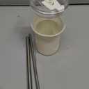 Glass Tumbler with Lids and Straws, 20 oz Iced Coffee Cup and Smoothie Cup with Bamboo Lid and On the go Lid,Glass Cups With Straws