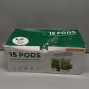 Misting Hydroponic Growing System Kit 15-Pods Indoor Smart Herb Garden Planter with LCD Touch Panel 6L Large Tank for Herb/Vegetables/Flowers/Fruits,Gardening Gifts for Women Men Beginners-White