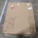 DWANTON Dog Crate Furniture with Cushion, Wooden Kennel Table with Double Doors, Indoor Dog House, Extra Large Size, 43.3" L, Greige