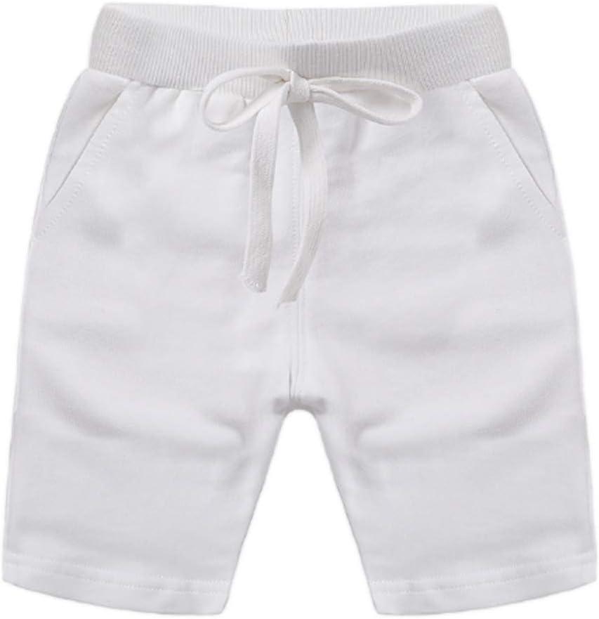 Ding-Dong Baby Toddler Kid Boy Summer Solid Cotton Shorts, 2T