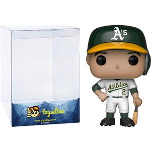 Khris Davis: Pop! Vinyl Figurine Bundle with 1 Compatible 'ToysDiva' Graphic Protector (019-38675 - B)