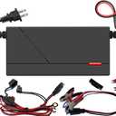 10 Amp 12V (14.6 Volt) LiFePO4 Smart Battery Charger,12.8 Volt LiPO Lithium Battery Charger,Maintainer for Cars,Motocycles,Golf Carts,UAV,Fishing Boat and Deep Cycle Batteries.