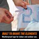 2 x Gorilla Tough & Clear Double Sided Mounting Tape, Clear Tape, 1" x 150" (Pack of 1) - Weatherproof for Indoor or Outdoor