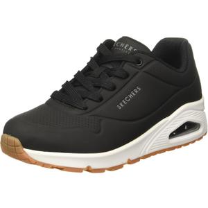 Skechers Men's Uno-Stand on Air Sneaker (8, Black/White)