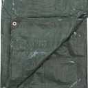 Stansport Medium-Duty Rip-Stop Tarp 8' x 10' - Dark Green (T-810)