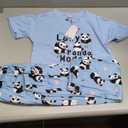 Kids Girls Pajama Sets Summer Short Sleeve With Shorts And Pants 3PCS Sleepwear Cute Cartoon Loungewear (10)