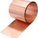ELECTRAPICK Copper Flashing,20 Gauge(0.8mm) Thickness, 2in x 10ft, 99.95% Pure Copper Sheet Roll, Roofing Metal Flashing Roll for Contractors DIY Projects or Contractor