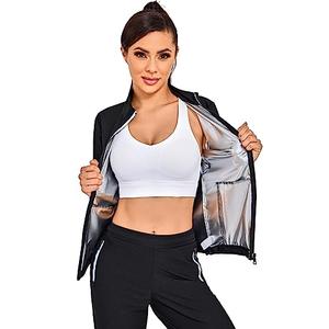 REEDBEEK Sauna Suit Weight Loss Hot Sweat Suits Sauna Pants with Pockets Gym Workout Exercise for Women, M