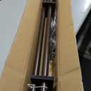 2 Pack Telescoping Curtain Rods, 1Inch Diameter Drapery Rods 72-144Inch Length Adjustable Rod with Brackets Window Treatment-Dark Bronze