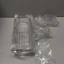 EUDELE 5-Pack Rustproof Stainless Steel Shower Caddy  No Drill Adhesive Bathroom Organizer with Large Capacity, Spacious Shower Shelves for Inside Shower, Kitchen & Home Decor Storage-XL Size (Silver)