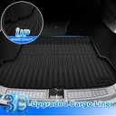 Cartist Cargo Liner Fits for Tesla Model S 2021 2022 2023 2024 Accessories All Weather Rear Trunk Liner for Model S Cargo Mat Heavy Duty