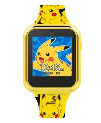 Pokmon Interactive Kids Smartwatch Touchscreen Watch with Games, Camera, Voice Recorder, Step Tracker, Alarm & Timer 10 Pokmon Watch Faces, USB Rechargeable Fits Wrists 5.5" to 8" (Yellow)