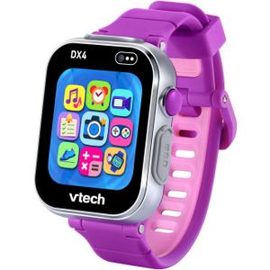 VTech KidiZoom Smartwatch DX4, Purple, 8.9" X 0.6" X 1.7"
