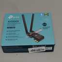 TP-Link WiFi 6 PCIe WiFi Card for Desktop PC AX3000 (Archer TX55E), Bluetooth 5.2, WPA3, 802.11ax Dual Band Wireless Adapter with MU-MIMO, Ultra-Low Latency, Supports Windows 11, 10 (64bit) Only