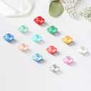 2 x rhinocats Colorful Fridge MagnetsCute Acrylic Mosaic Refrigerator Magnets for Office Kitchen Locker, 24 Pack of 12 Colors, Strong Holding Power