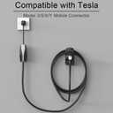 Tesla Charger Holder & UMC Holder, with Combination Lock, Compatible with Model 3/S/X/Y, Premium Charging Cable Organizer for Tesla Gen 2 Mobile Connector Wall Mount