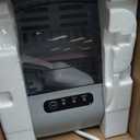 Antarctic Star Countertop Ice MakerPortable Ice Makers with Self-Cleaning, Bullet Ice Machine, 26Lbs/24H, 9 Ice Cubes Ready in 6 Mins for Kitchen Bar Party RV, Grey