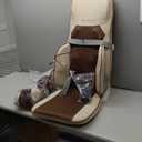 Bz&Rl Shiatsu Neck and Back Massager for Chair - Back Massager for Pain Relief Deep Tissue, Shoulder & Leg Muscle Relaxation, Ideal Gift for Men & Women (Khaki)