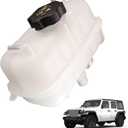 Engine Coolant Reservoir Tank Overflow Reservoir with Cap Compatible with 2018-2024 Jeep Wrangler V6 3.0L 3.6L Replace 68283565AB CH3014196